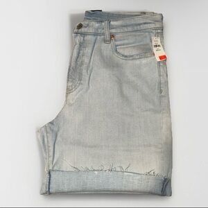 GAP Women's Light Blue High Waist Shorts